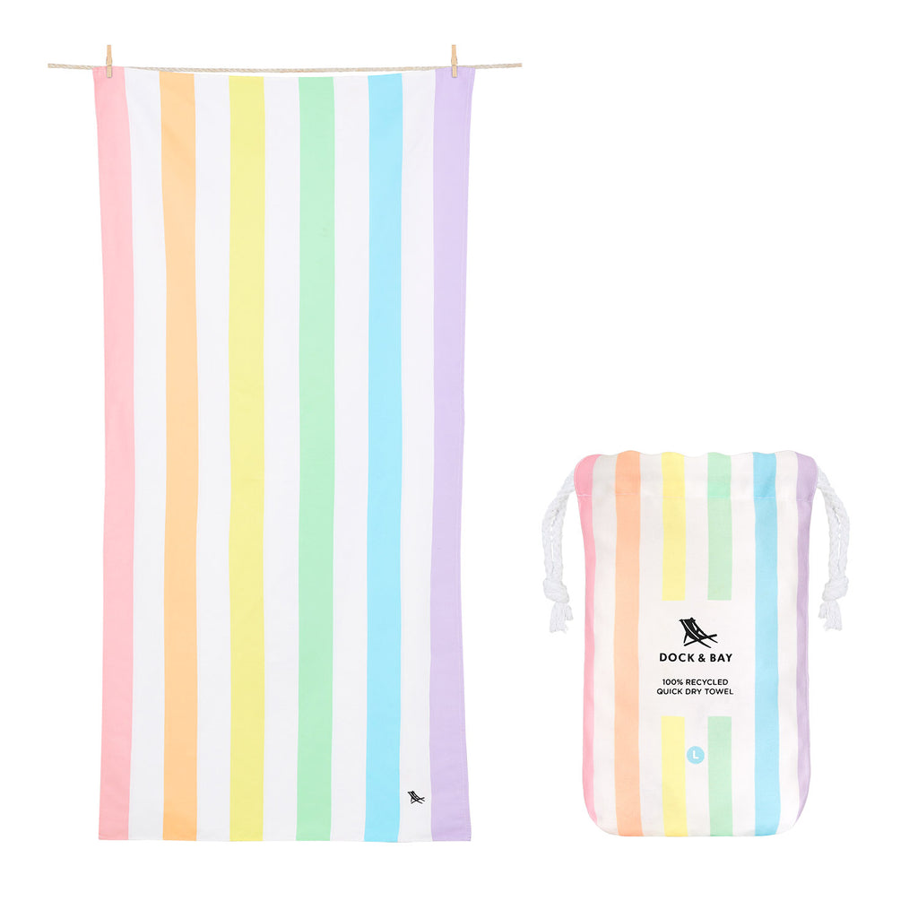 dock and bay towels beach