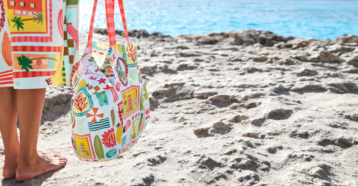 Dock & Bay Foldaway Tote Bags - Wish You Were Here