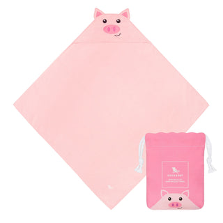 Dock & Bay Baby Hooded Towels - Parker Pig (Set of 2)