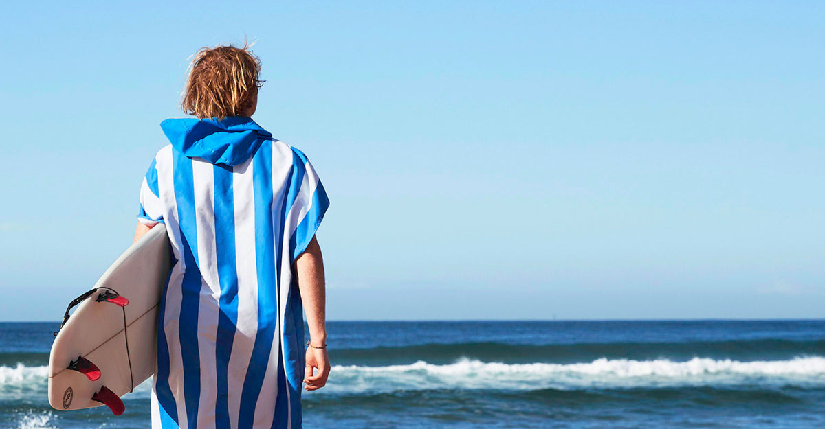 Dock & Bay Poncho - Adults - Bondi Blue