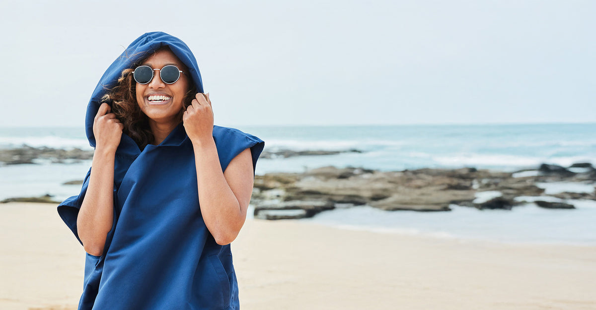 Dock & Bay Poncho - Adults - Yosemite Navy Outlet