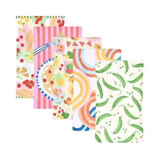 Dock & Bay Tea Towel - Love At First Bite (Set of 5)